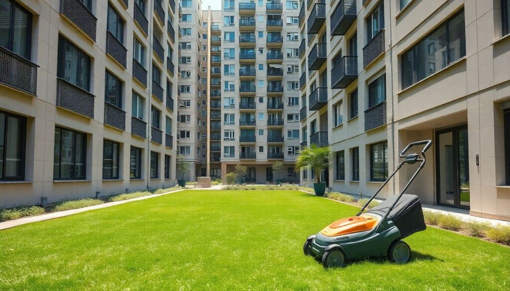 Как выбрать оборудование для содержания газона в городских условиях - иллюстрация