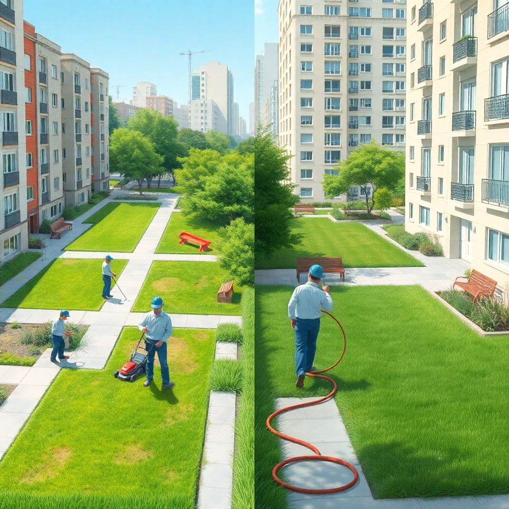 Как выбрать оборудование для содержания газона в городских условиях