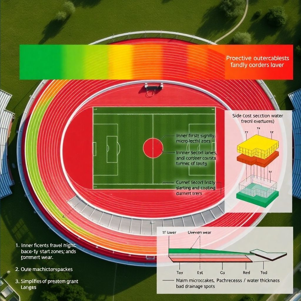 Прогнозирование износа дорожек на стадионах для планирования ремонта и обслуживания