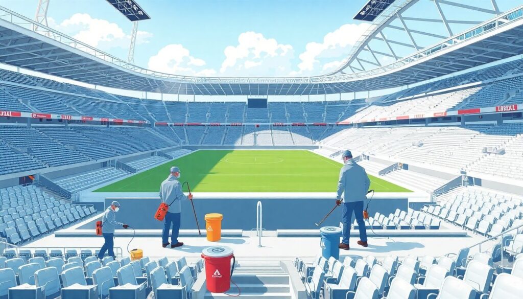 Гигиена и санитария на футбольной арене: требования и практика - иллюстрация