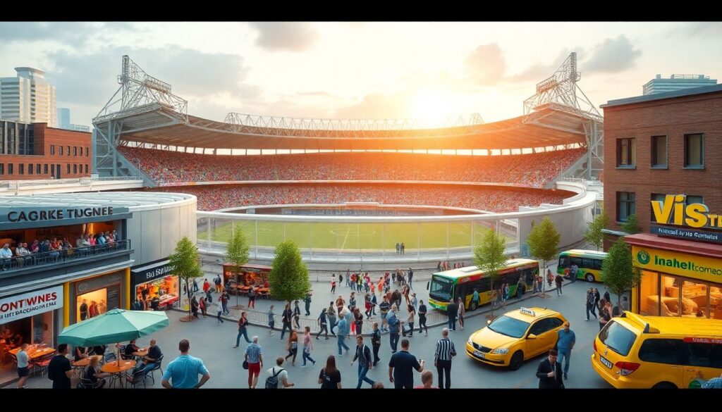 Как выбрать стадион для проведения матча: ключевые параметры и радиусы доступности - иллюстрация