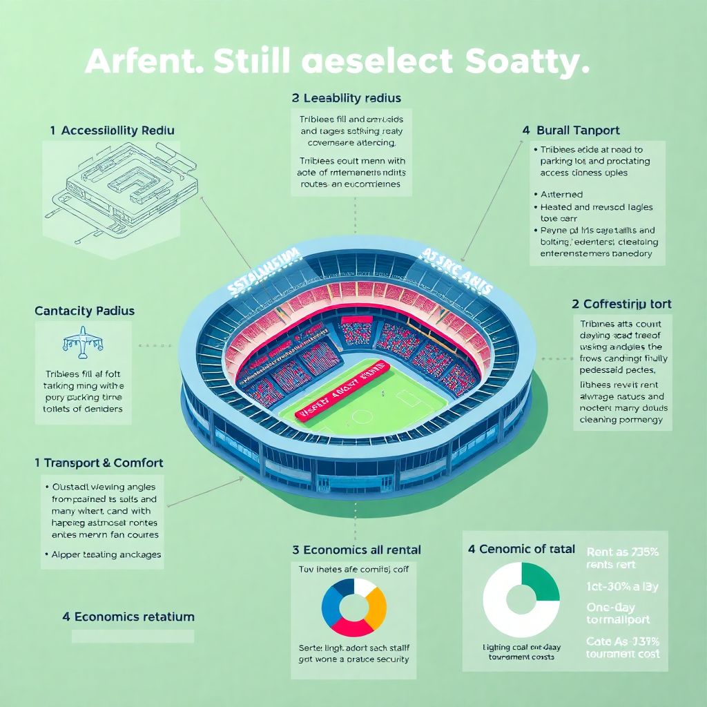 Как выбрать стадион для матча: ключевые параметры и радиусы доступности