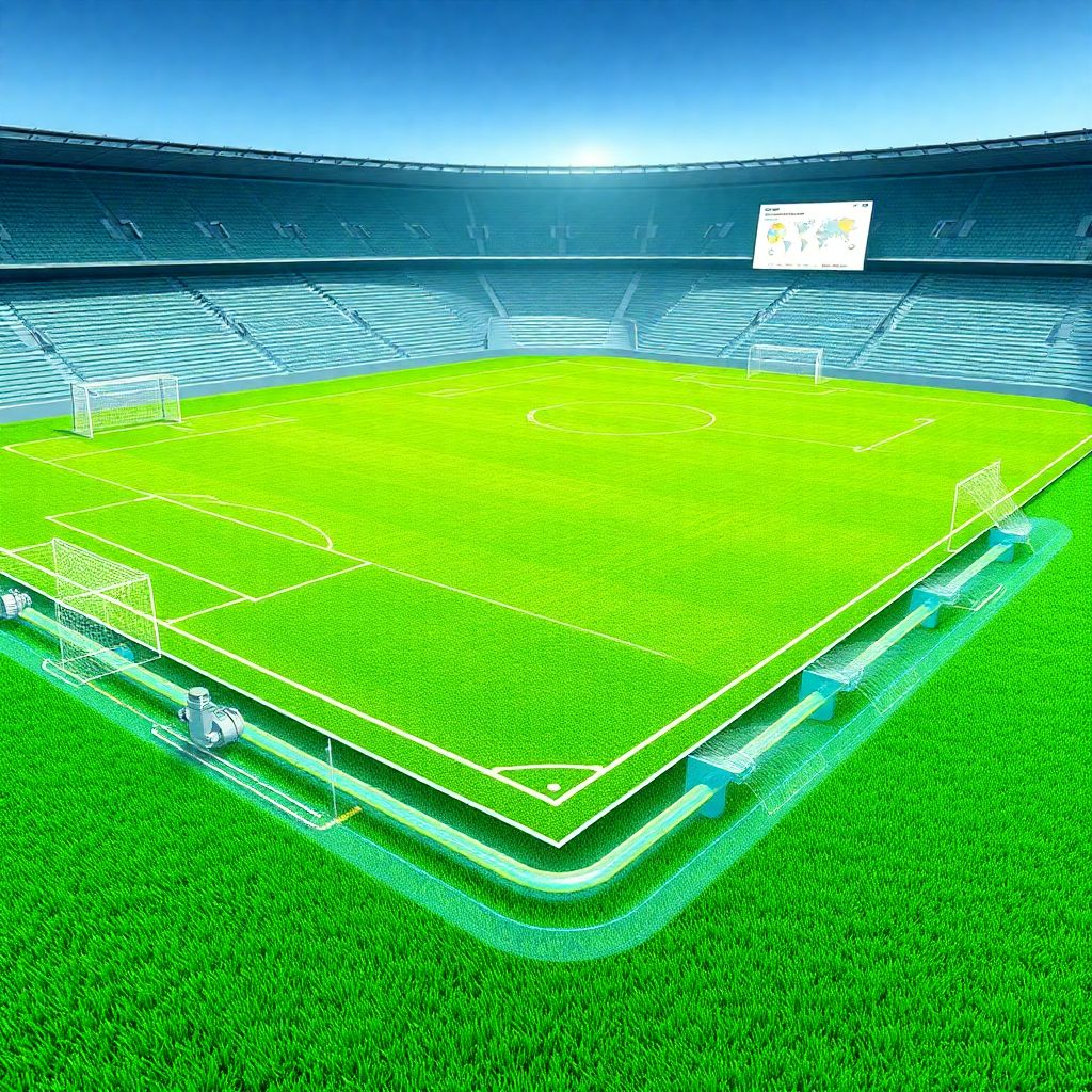Технологии полива газона на спортивных аренах: современные эффективные решения