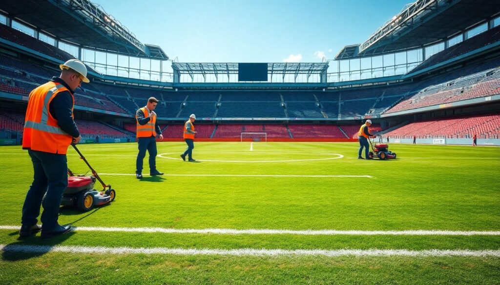 Проверка качества газона перед матчем: чек-лист для руководителей арен - иллюстрация