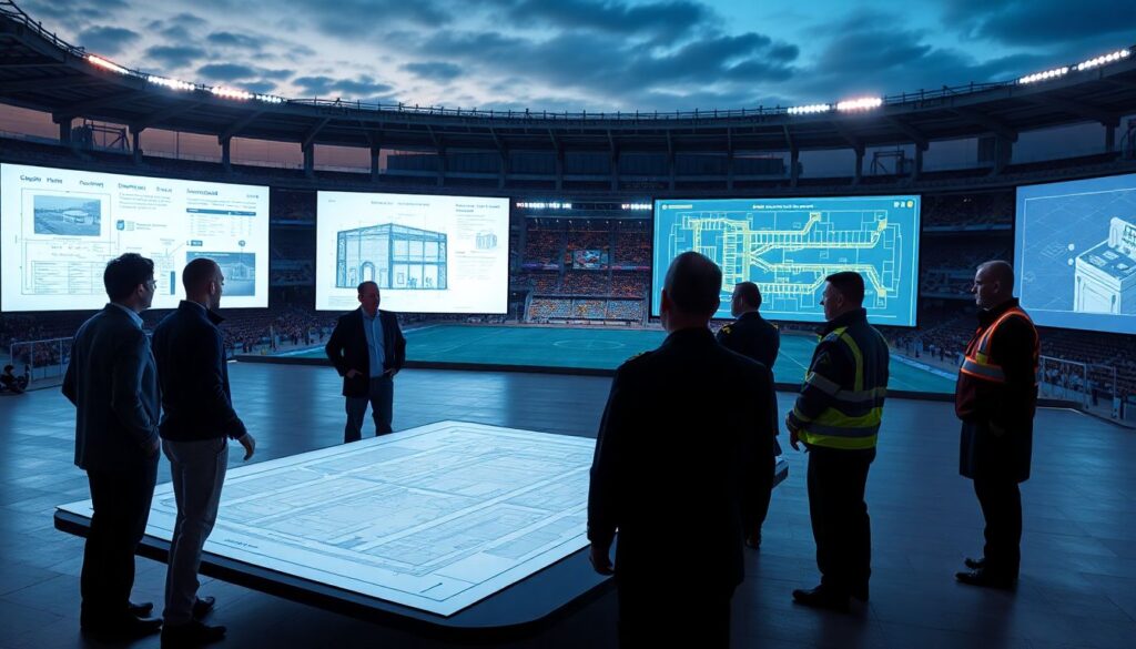 Управление потоками болельщиков на крупных аренах: принципы проектирования - иллюстрация