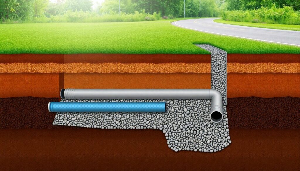 Системы дренажа газона: как избежать подтопления поля - иллюстрация