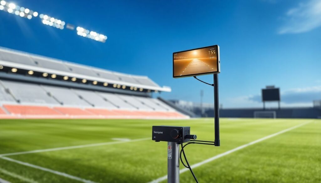 Контроль за tirе газонаизражение на трибунах: мониторинг микроклимата - иллюстрация