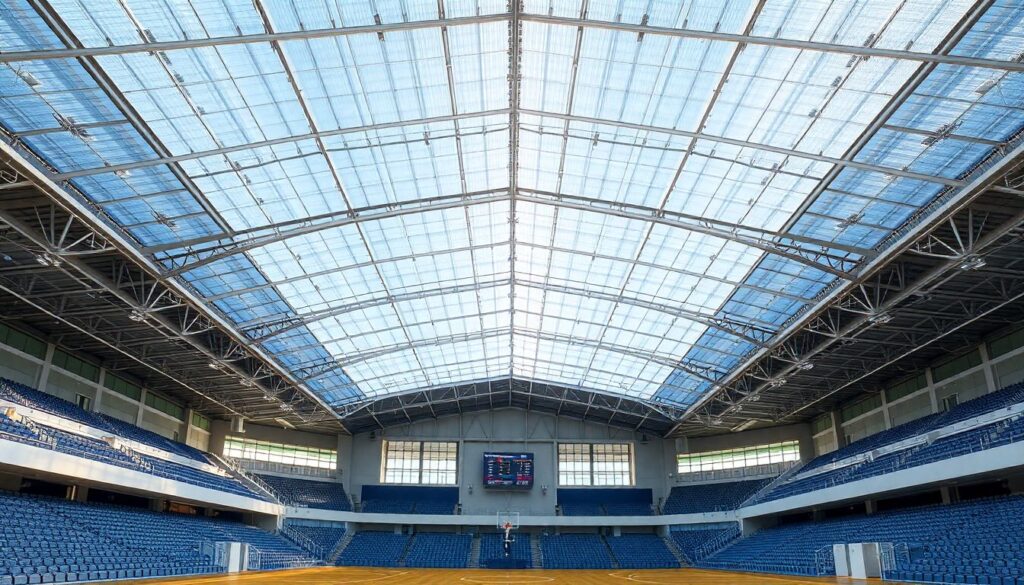 Материалы для крыш стадионов: легкие и прочные решения - иллюстрация