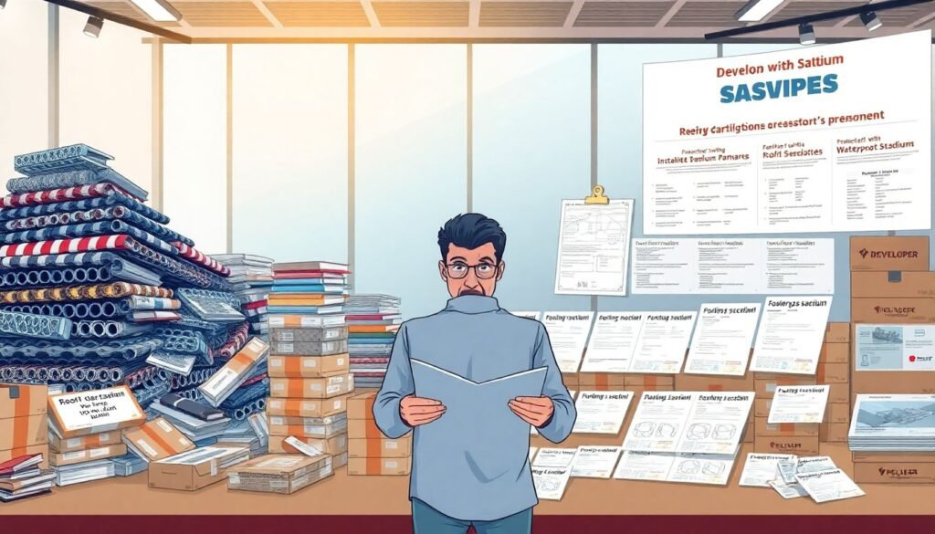 Материалы для крыш стадионов: легкие и прочные решения - иллюстрация