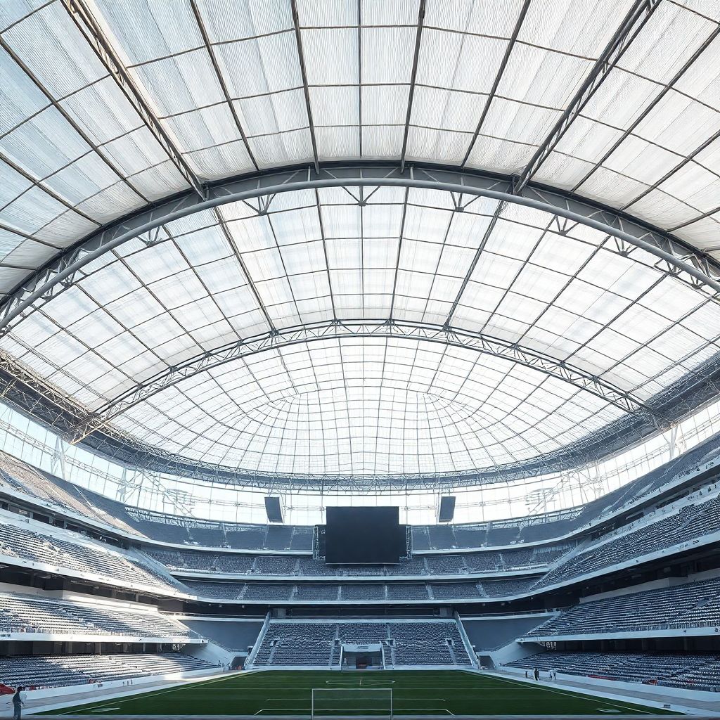 Материалы для крыш стадионов: легкие и прочные решения для арен
