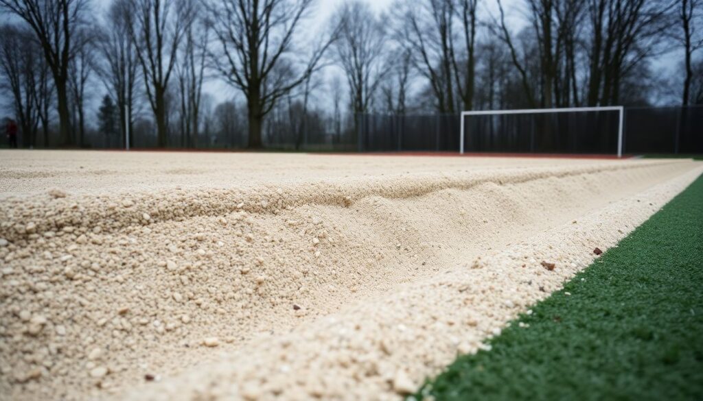 Гранулированные дренажные смеси для газонов спорта - иллюстрация