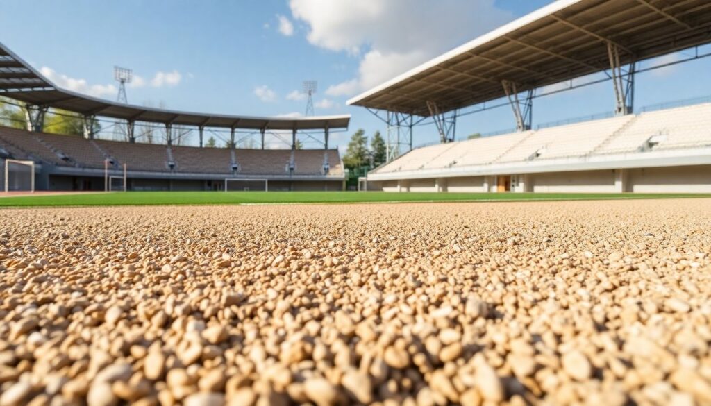 Гранулированные дренажные смеси для газонов спорта - иллюстрация