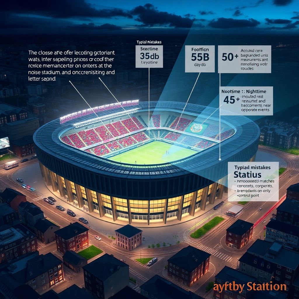 Управление шумом на территории стадиона: нормы, требования и практические решения