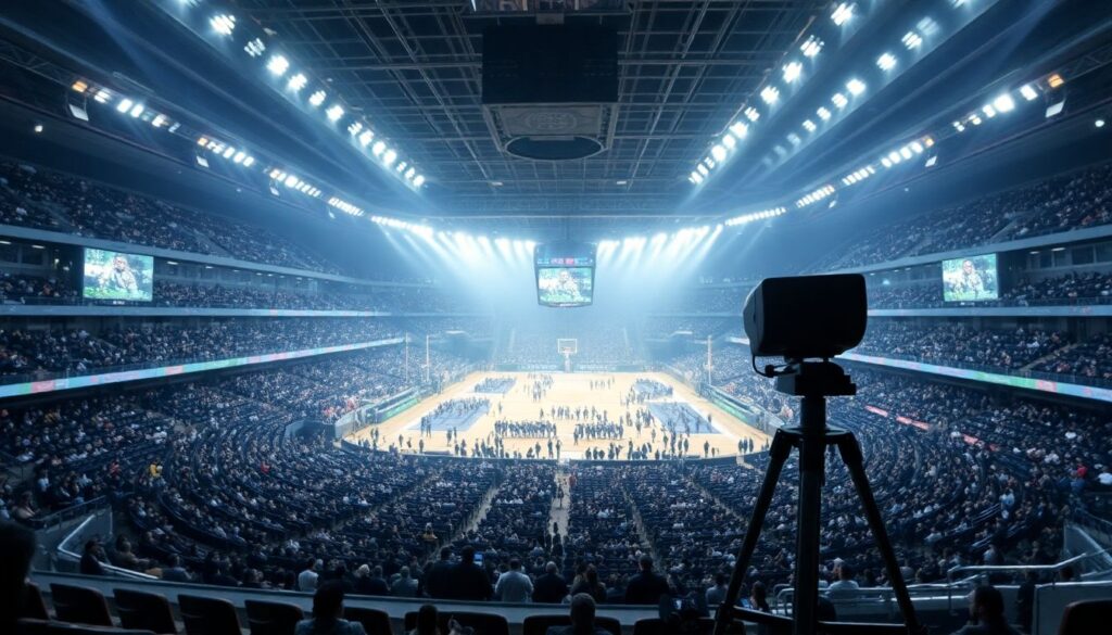 Системы видеонаблюдения и безопасности на стадионах - иллюстрация