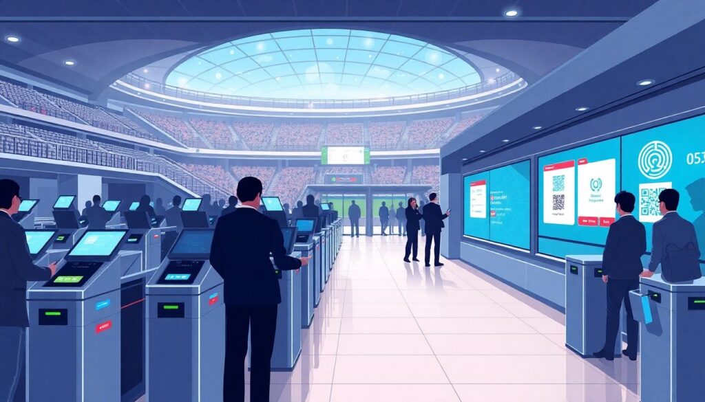 Электронная инфраструктура стадиона: управление доступом - иллюстрация