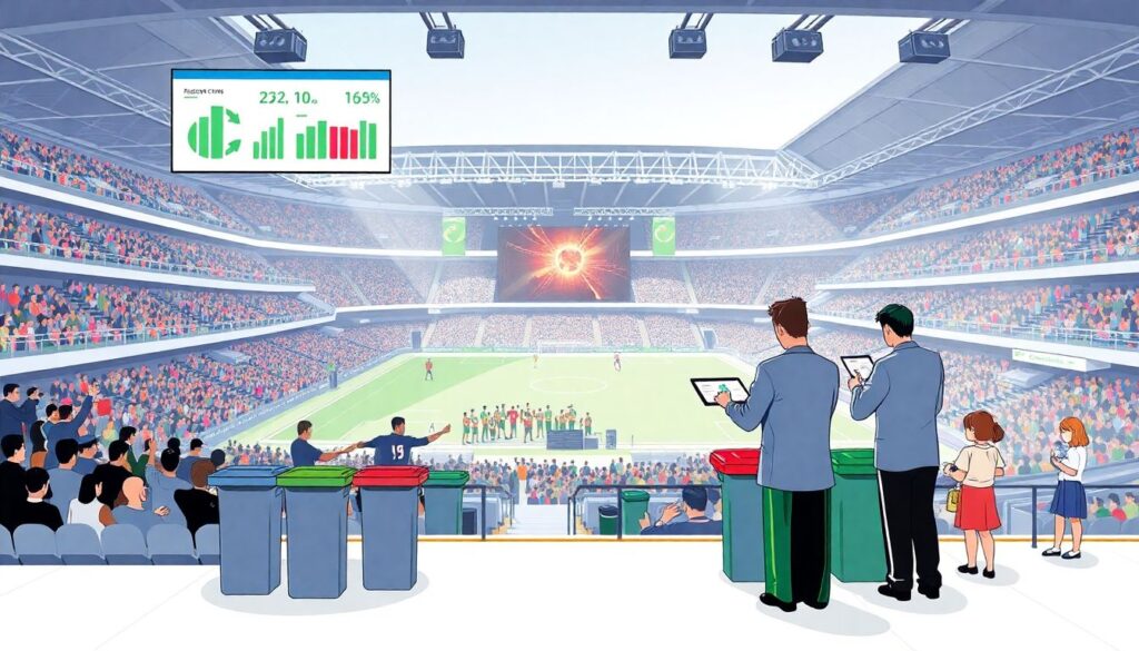 Раздельный сбор отходов на территории арены: практика - иллюстрация