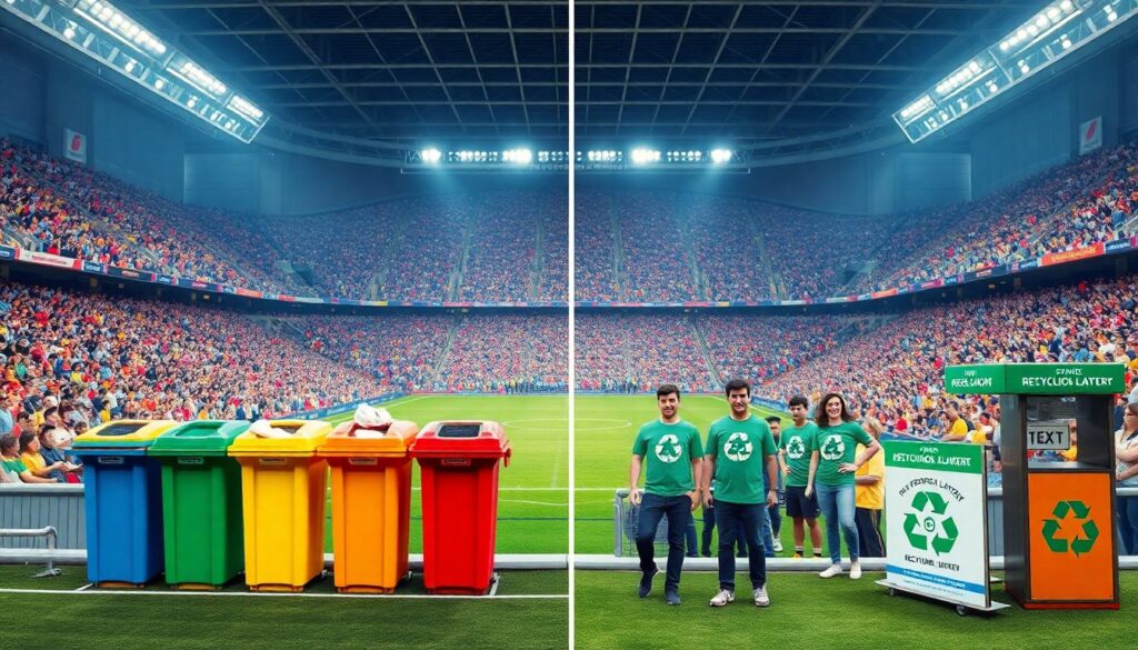 Раздельный сбор отходов на территории арены: практика - иллюстрация