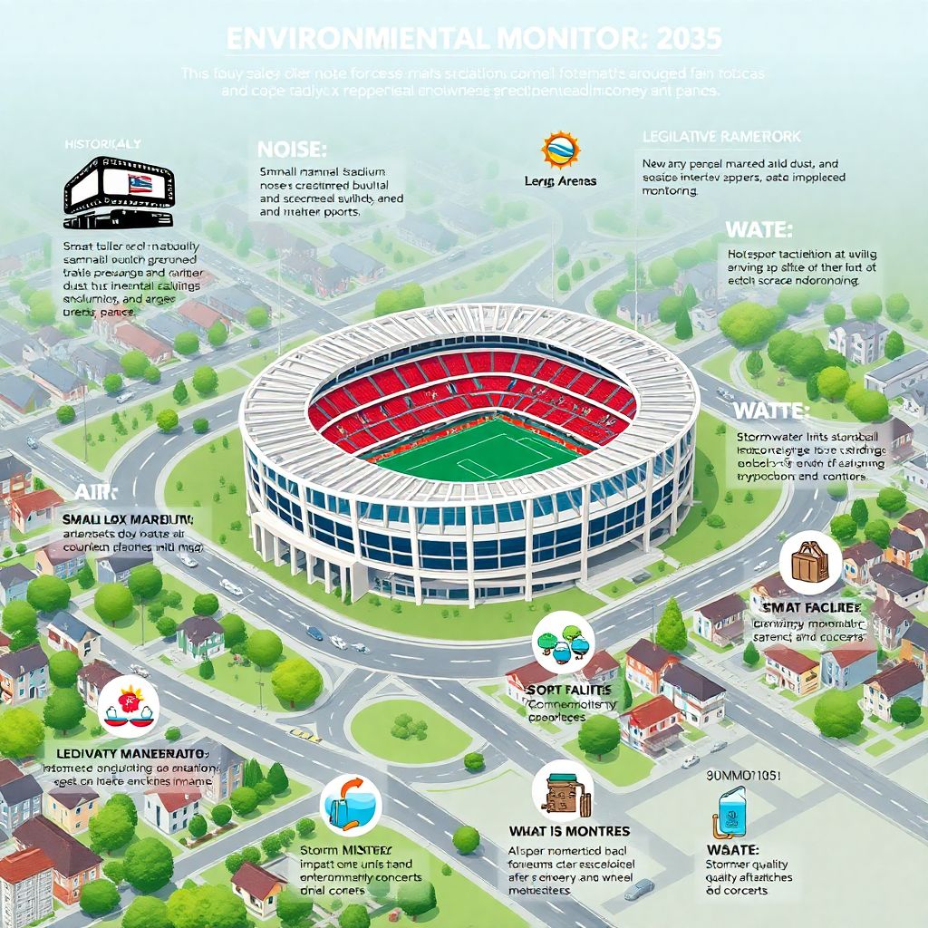 Экологический мониторинг вблизи стадионных территорий: методы и результаты