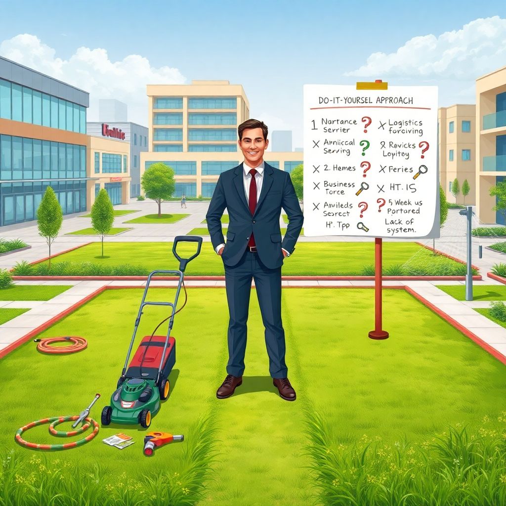 График обслуживания газона и арендных активов на сезон для эффективного ухода